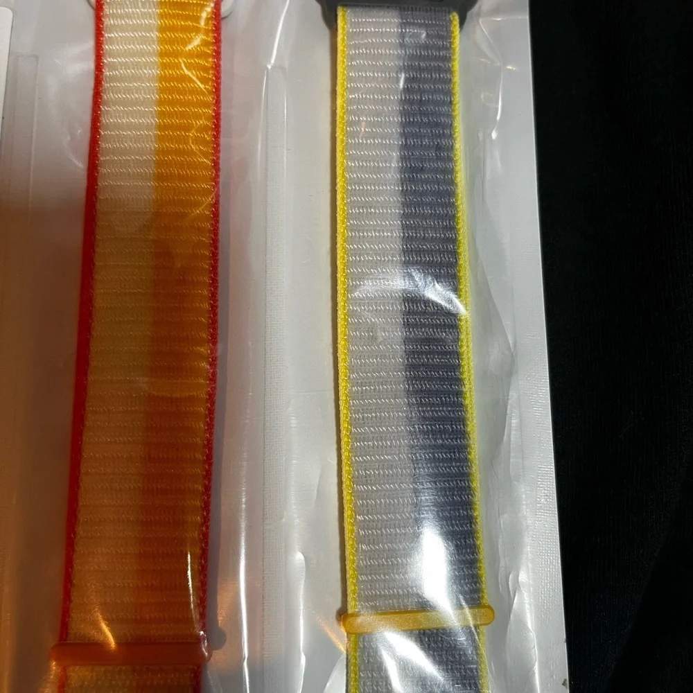 6 Pack Sport‎ Loop Watch Bands Nylon Fabric For Apple Watch 42 44 45mm